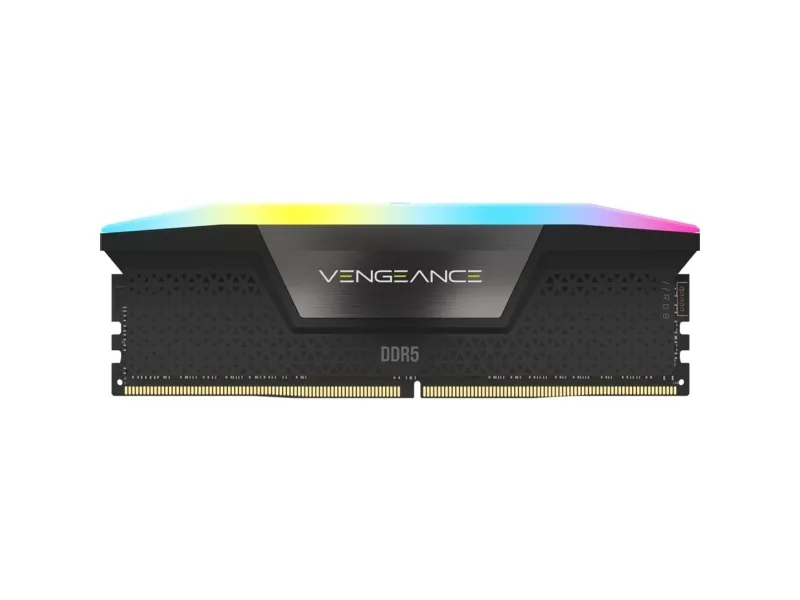CORSAIR Vengeance RGB - DDR5 - sæt - 96 GB: 2 x 48 GB - DIMM 288-PIN - 5600 MHz / PC5-44800 - CL40 - 1.25 V - sort