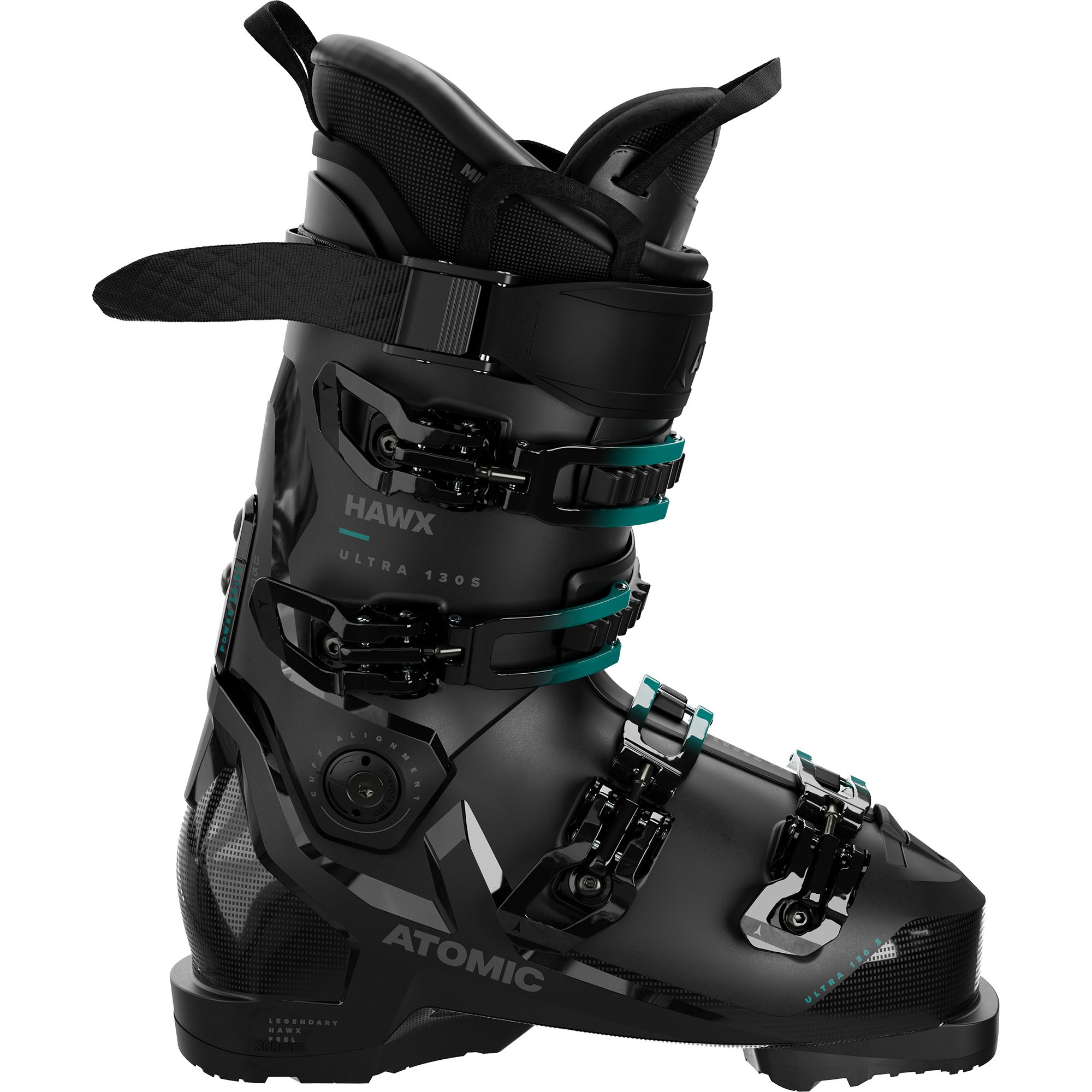 Atomic Hawx Ultra 130 S GripWalk Alpin Skischuhe Herren black teal