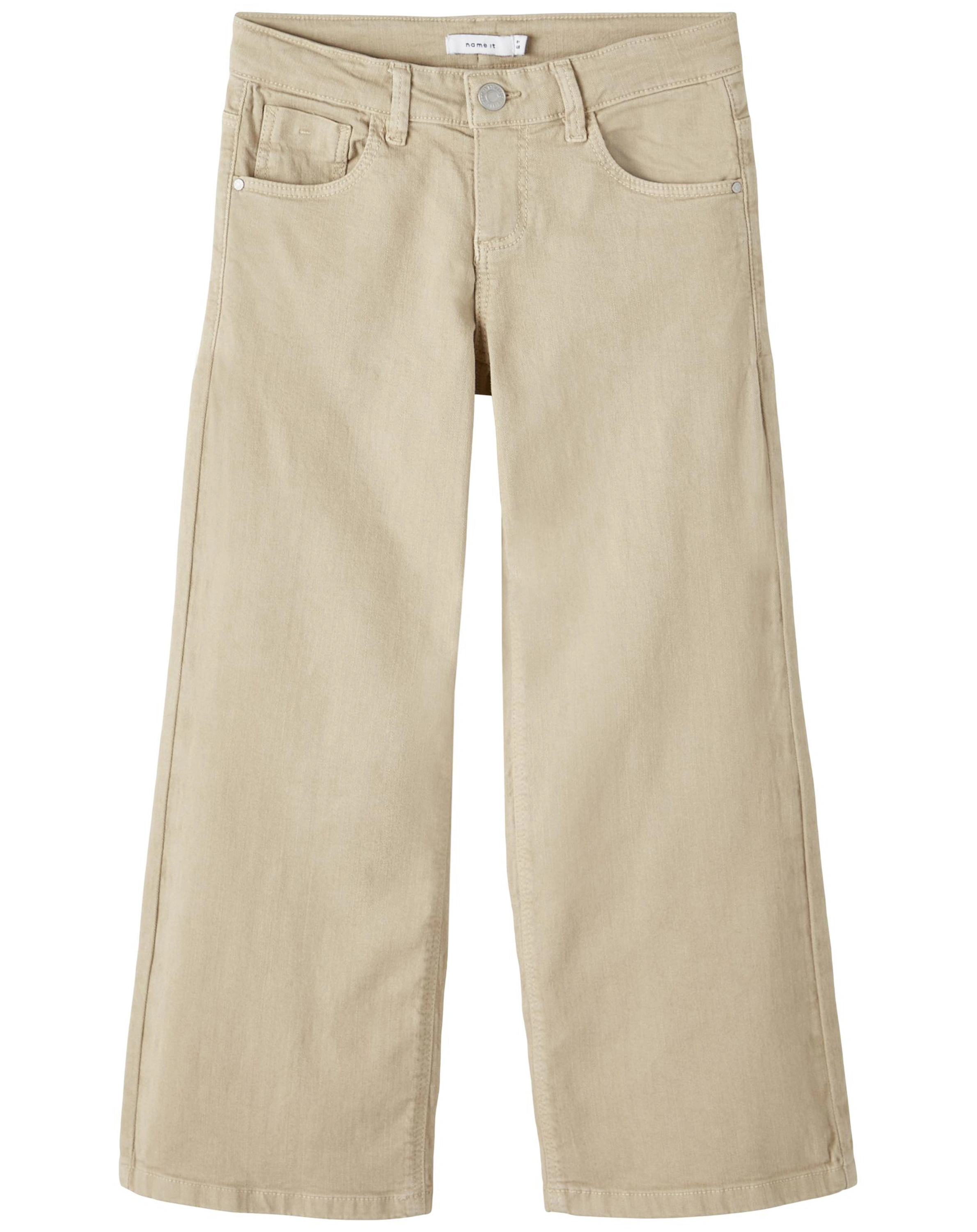 Twill-Hose NKFROSE WIDE in safari