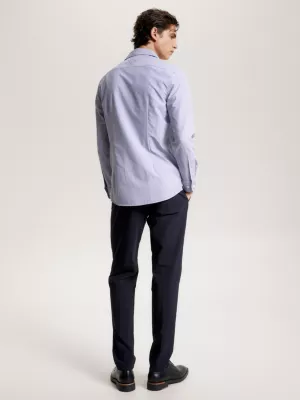 Camisa listrada de corte slim