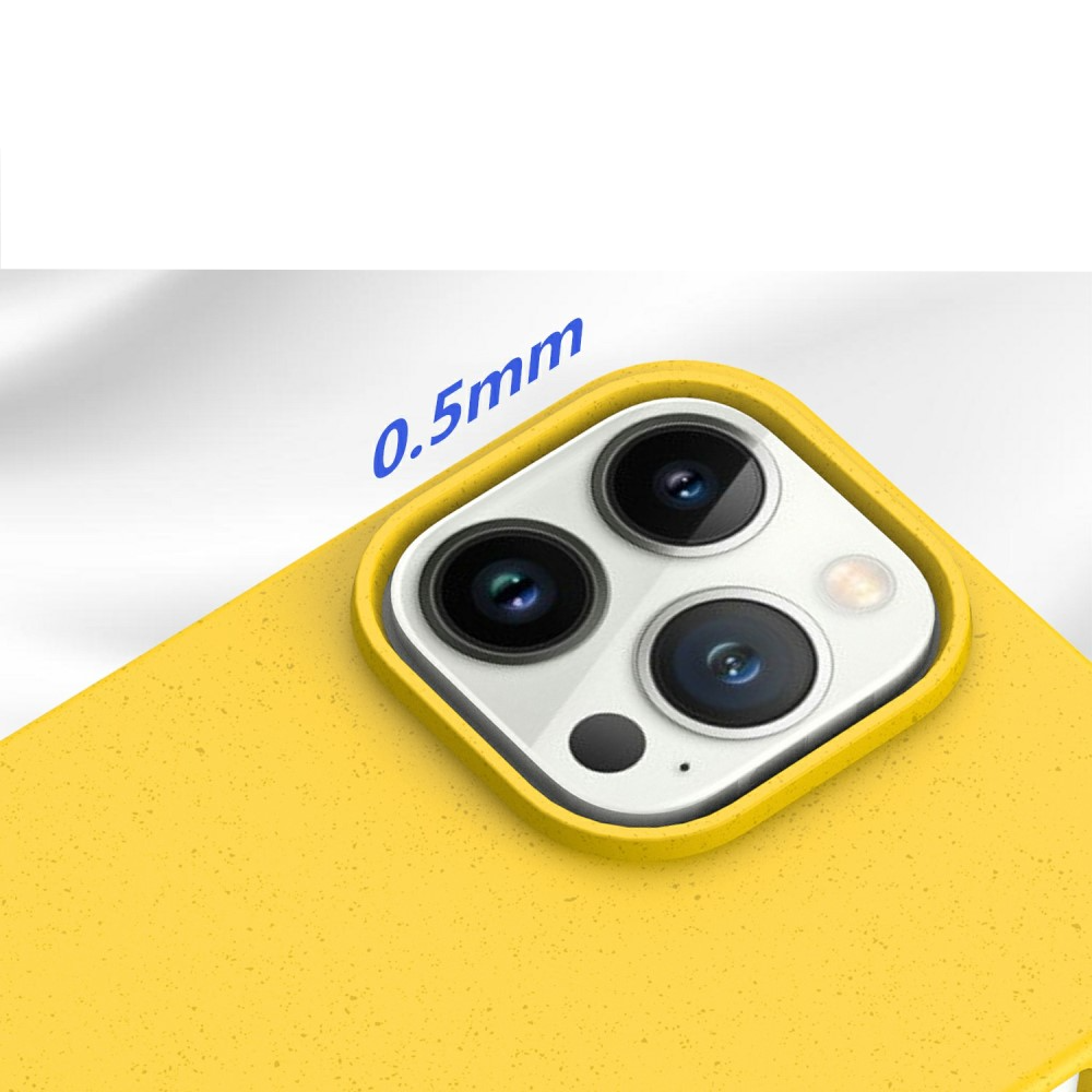 iPhone 15 Pro Bio Gummi Schutzhülle Eco Friendly Nachhaltig Kompostierbar - Dunkelblau