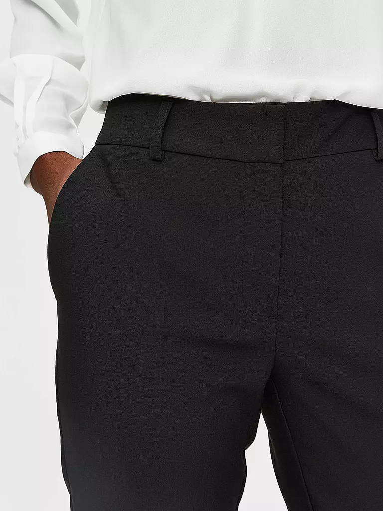 SELECTED FEMME Hose Slim Fit schwarz