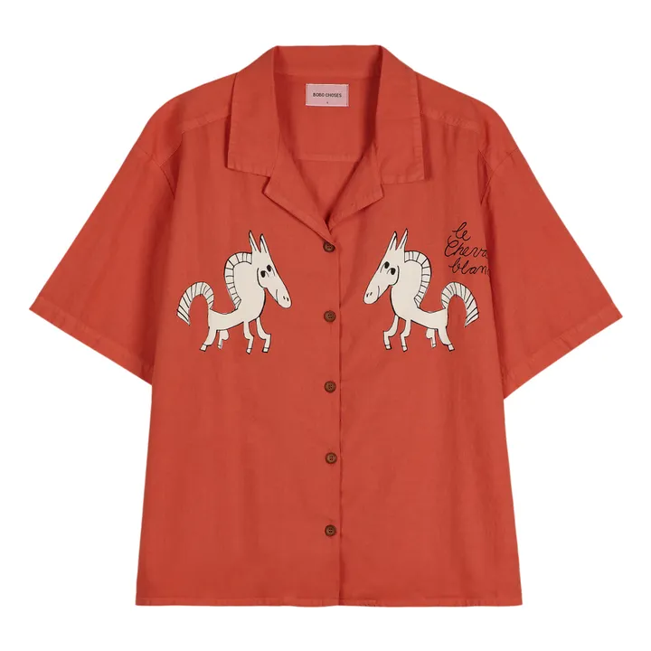 Bobo Choses Chemise Cheval Blanc x Smallable | Orange