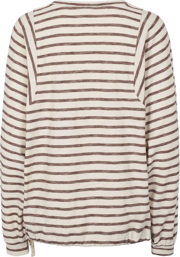esmé studios ESNora Sweat Blouse GOTS Tiramisu