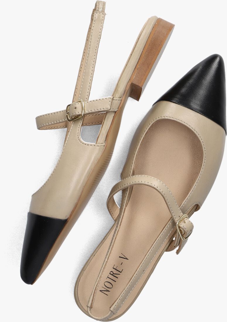 NOTRE-V beige notre-v ballerina's vk1154
