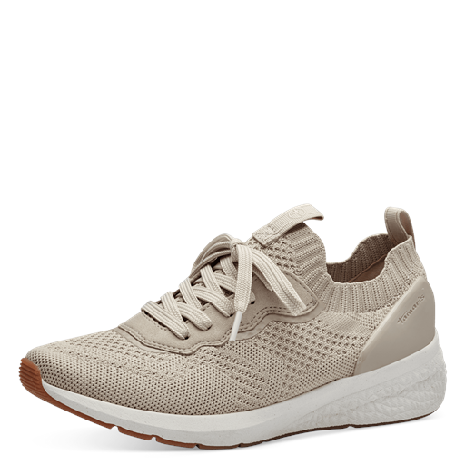 Tamaris Textile Sneakers, Ivory Metallic, 37