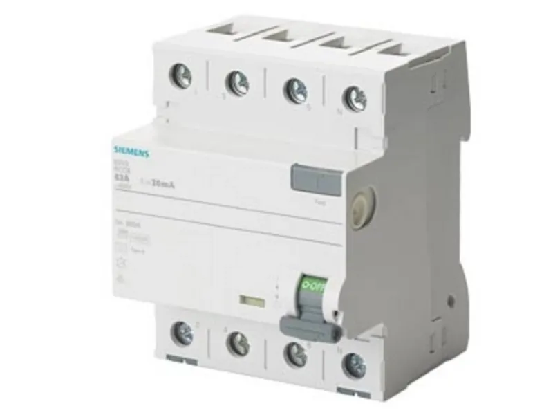 Siemens 5SV36546 FI-sikkerhedsafbryder A 40 A 0.3 A 500 V