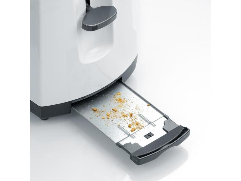Severin Toaster AT 2234 Weiss/Schwarz Langschlitz Toaster, Weiss/Schwarz
