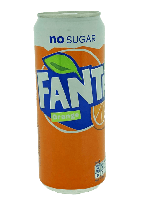 Fanta Suikervrij Sinaasappel Drank 330ml