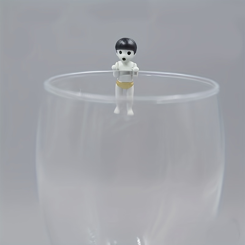 (2-tlg. Set) Halloween Trinkglas Zubehör Grusel Party Deko für Glas / Tasse / Becher - Horror Mädchen / Junge
