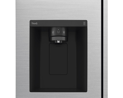 LG Side-by-Side koelkast (B x H x D: 913 x 1790 x 735 mm), Koelvak: 416 l, Vriesvak: 219 l, GSJV71PZTE