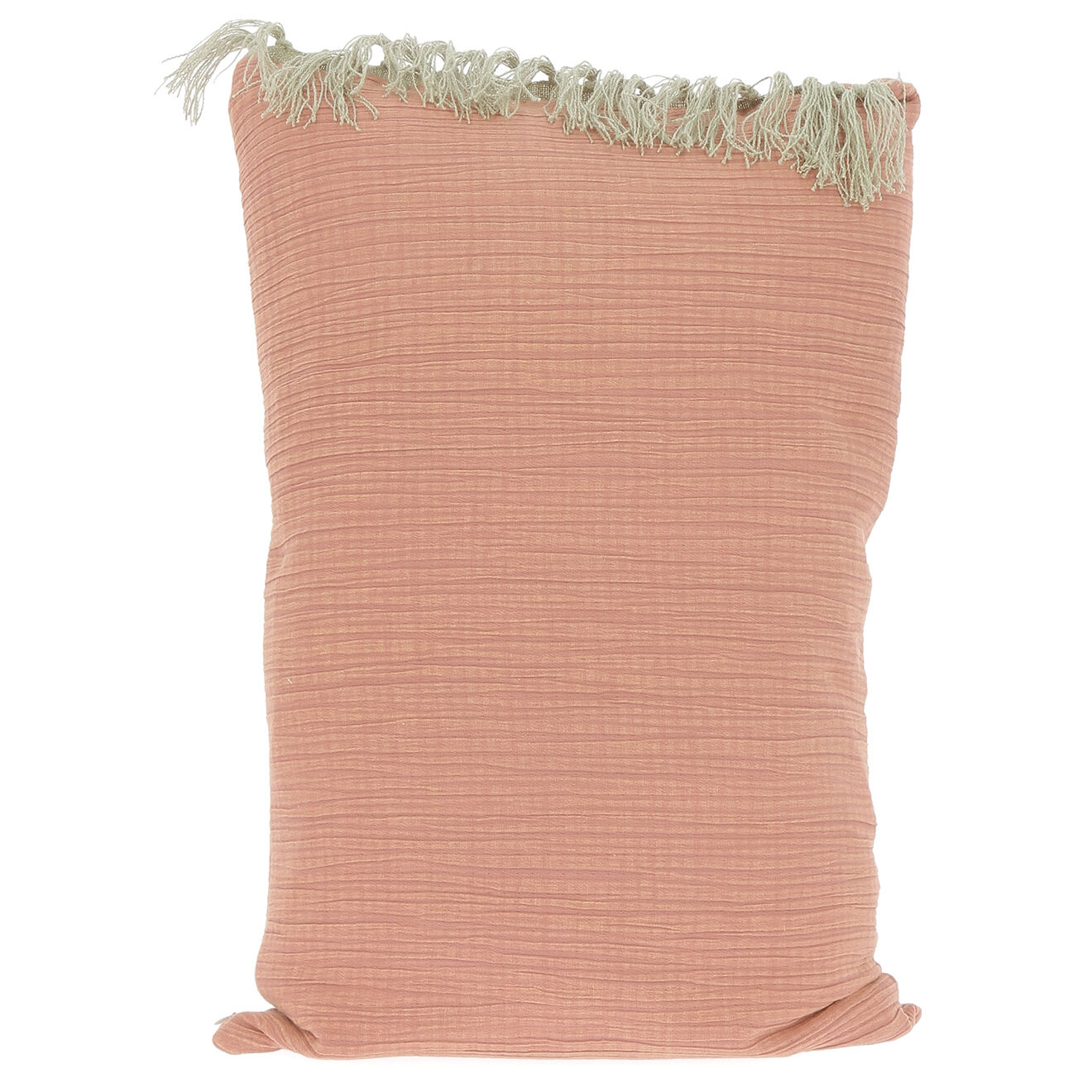 En Fil d'Indienne Housse de coussin Wavy blush - 50x75 cm