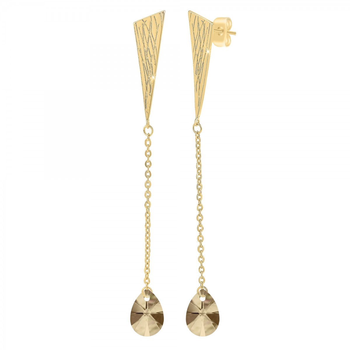 Boucles d'oreilles SC Bohème ornées de Cristaux scintillants
