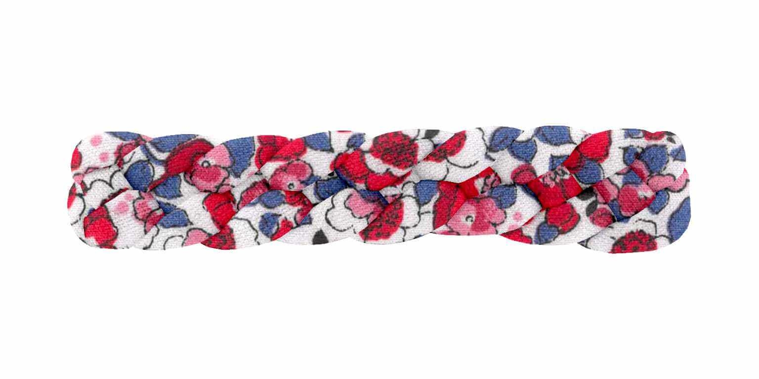 Barrette Cheveux Tressée Rouge Corolle