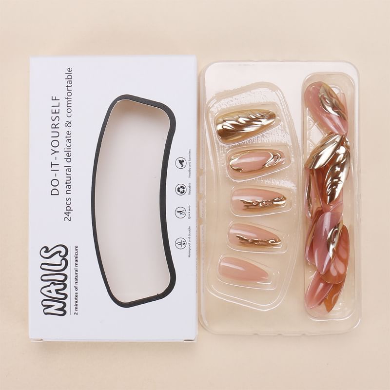 Cutip Nails - Metallic Amandel Druknagel / Gereedschapsset / Set