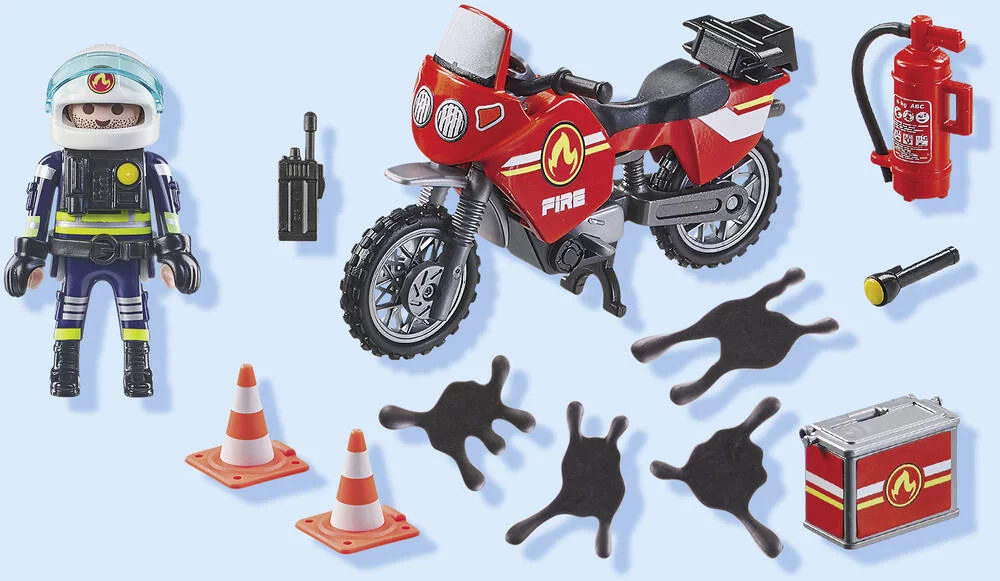 POMPIER ET MOTO - 71466