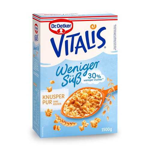Vitalis Weniger süß Knusper Pur