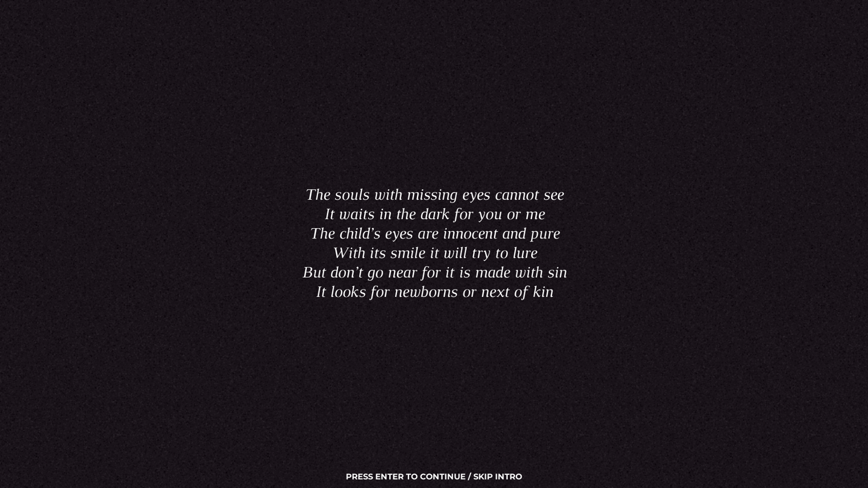The Childs Sight- PC
