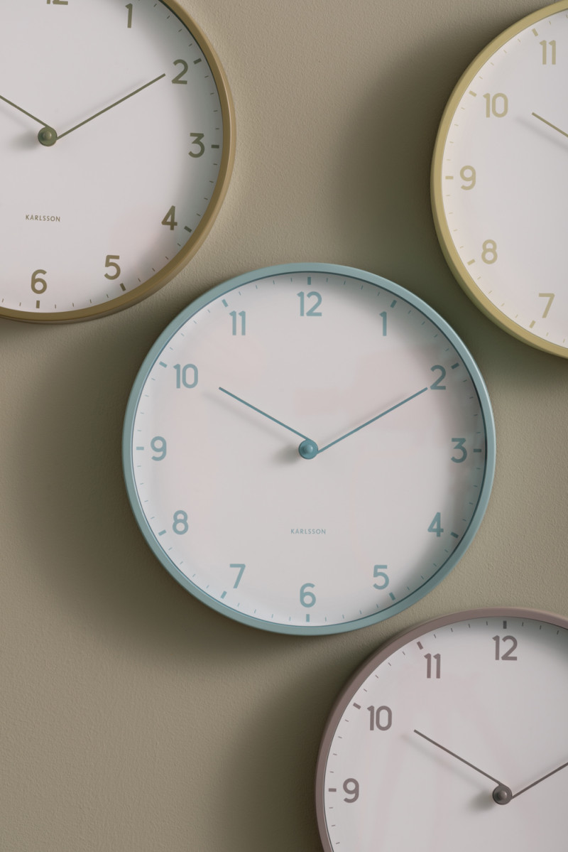 Wall Clock Sencillez KA6057GR Tea green