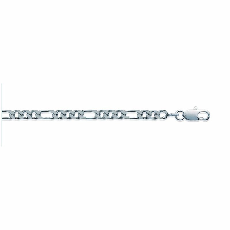 Chaine Homme - Argent 925 - Cheval alternée 1+3 - Largeur : 3,5 mm - Longueur : 60 cm