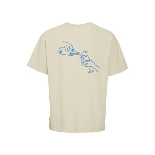 Solid Ismail T-shirt, Oatmeal, XL