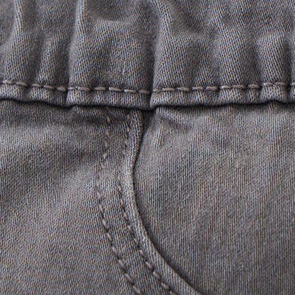 Famy 2 Mädchen Jeggings mit Stretch-Bund blau / grau