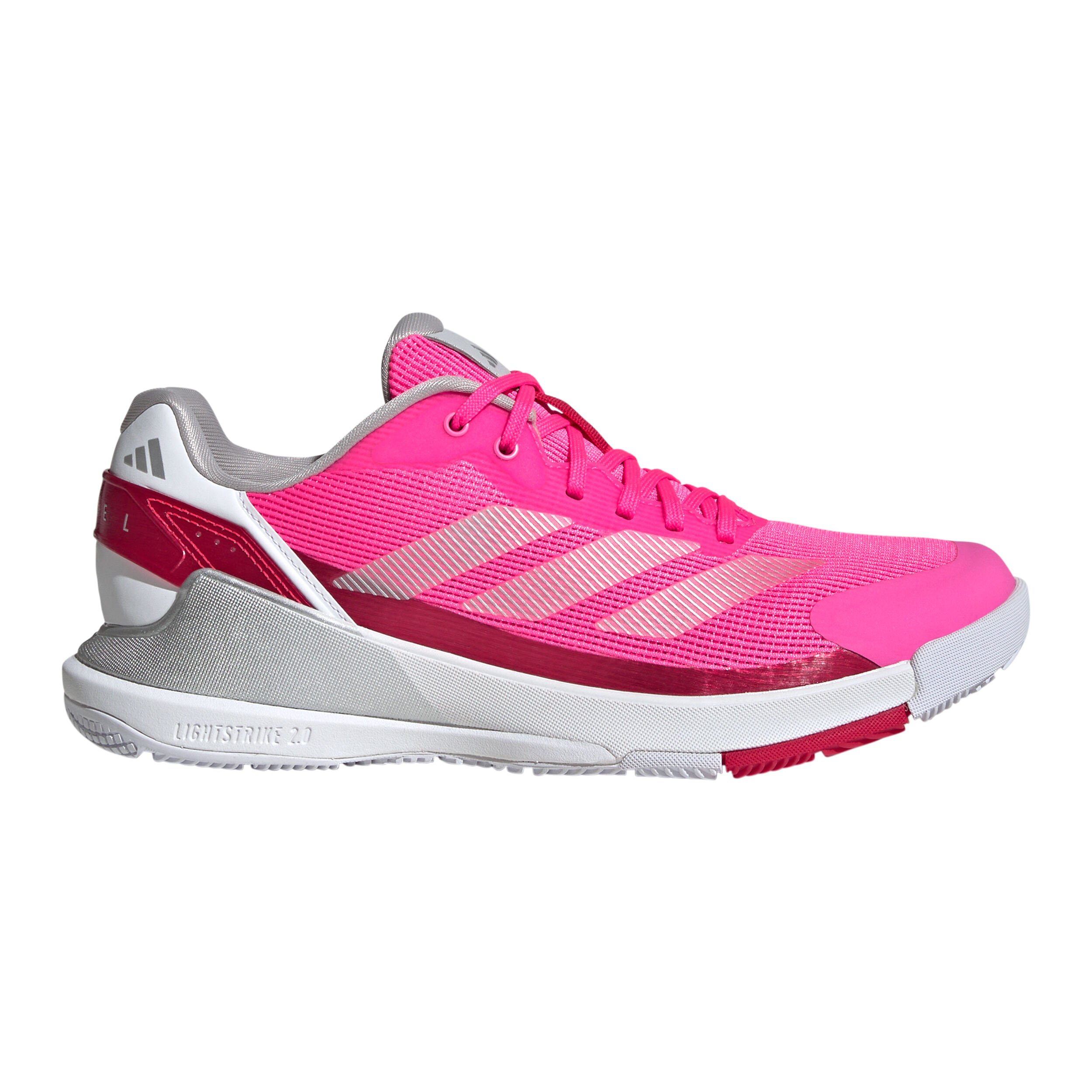 adidas Crazyquick LS Chaussures Padel Femmes - Pink , Argent