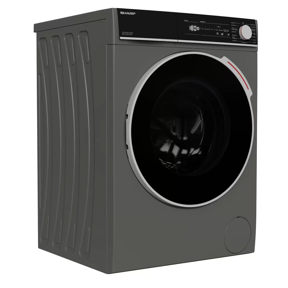 Waschmaschine 8kg Sharp ES-NFH814CADA-DE Dunkelgrau
