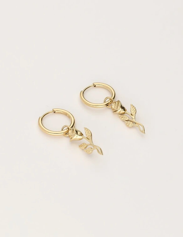 My Jewellery Vintage oorringen met roos MJ11507