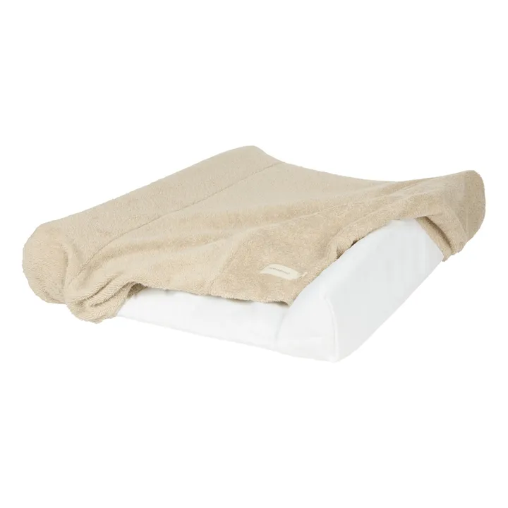 Nobodinoz Matelas à langer Zen en coton bio | Sable