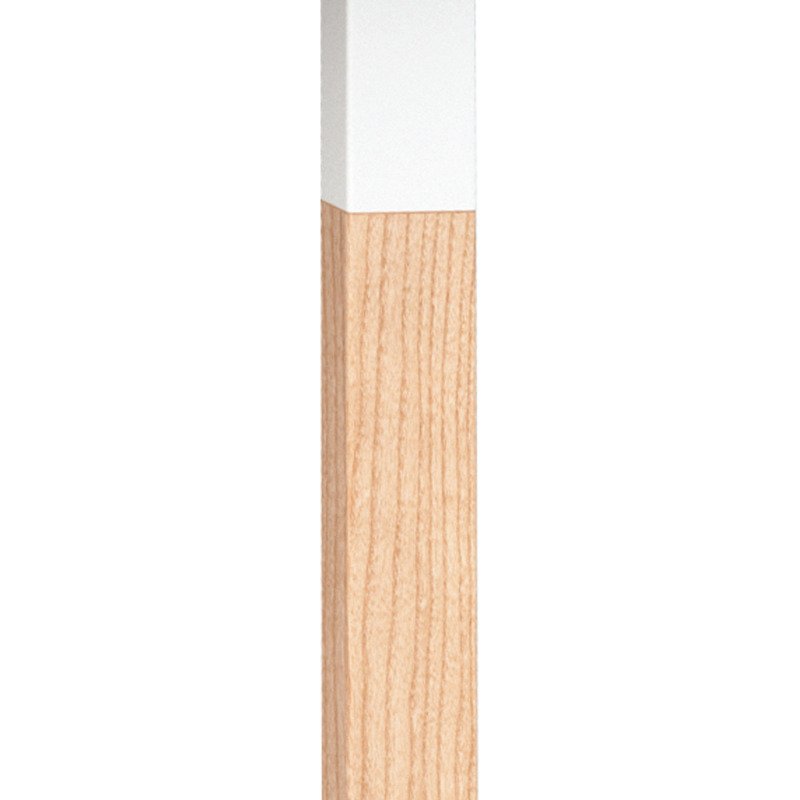 Table de réunion modulable ECLA L 140 x P 126 piètement métal et bois