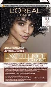 L’Oréal Excellence Creme 1U – Uni Zwart (1 stuk)