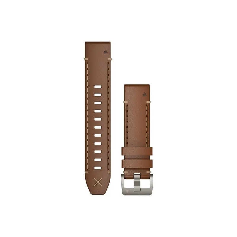 garmin 22mm quickfit band italian vacchetta leather 39 010 12738 04 brown