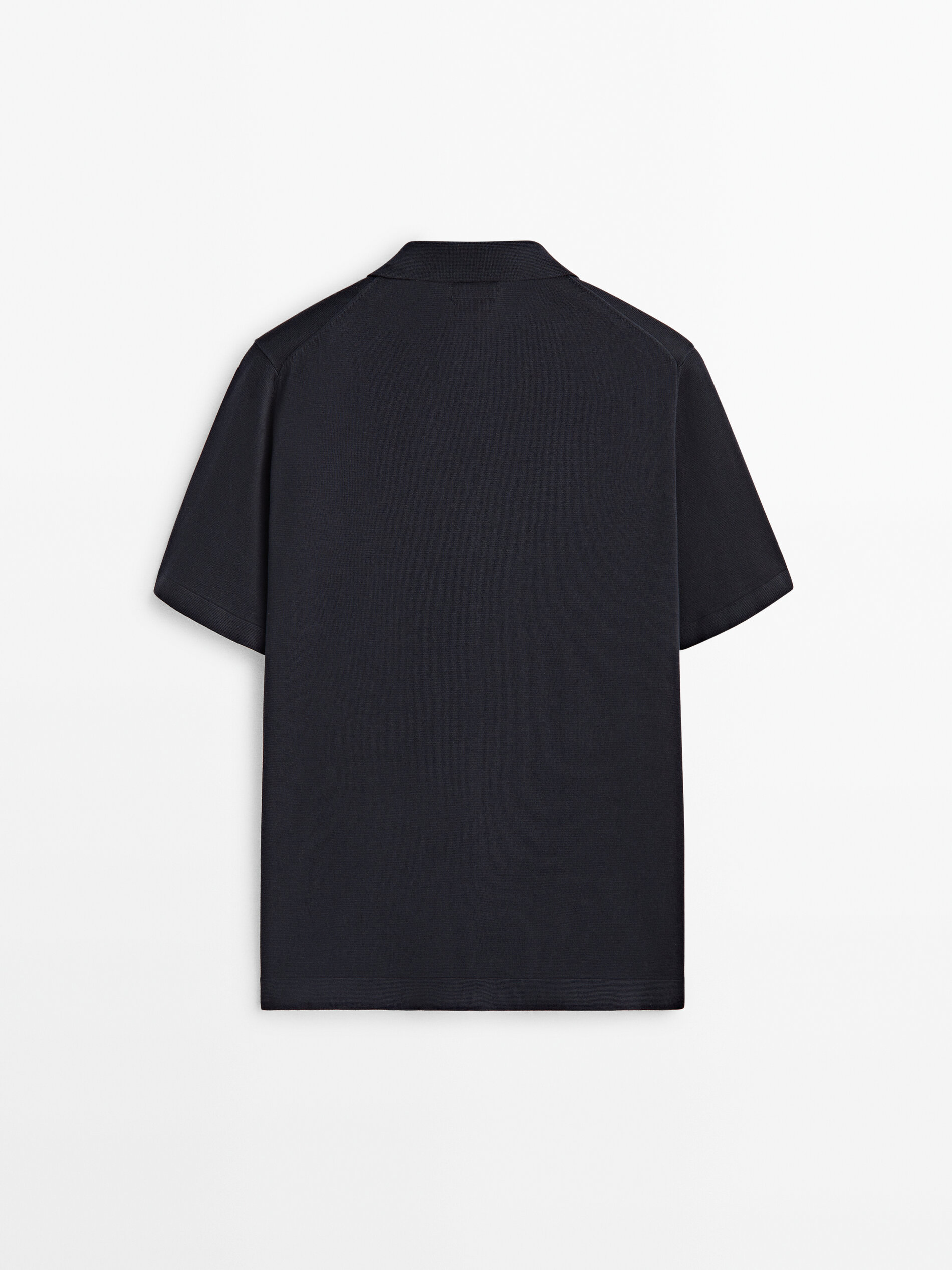 Camisa manga curta milano stitch - AZUL MARINO