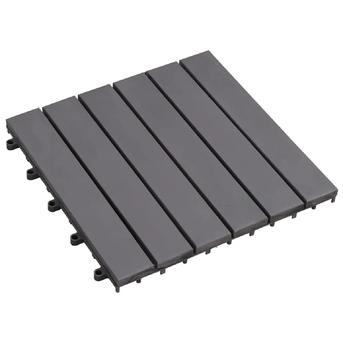 vidaXL Carreaux de terrasse 30 pcs - Délavage gris