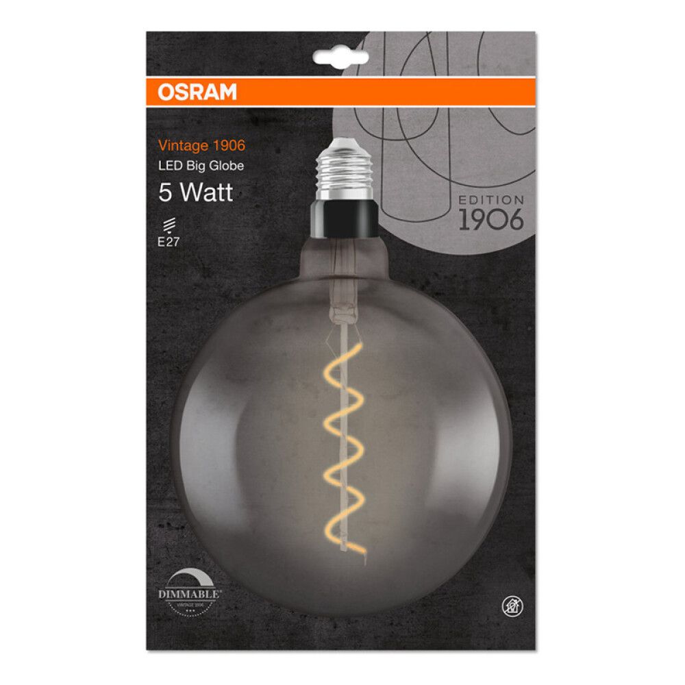 LYSPÆRE OSRAM LED GLOBE200 12 E27 DIM