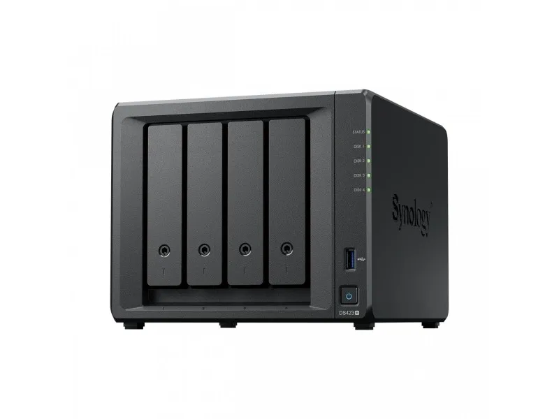 Synology Disk Station DS423  - NAS-server - 4 bays - SATA 6Gb/s - RAID 0, 1, 5, 6, 10, JBOD - RAM 2 GB - Gigabit Ethernet - iSCSI support