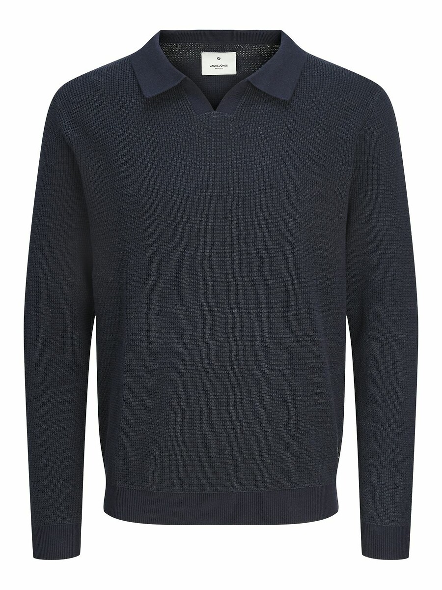 JACK & JONES<br>Suéter com carcela de botões