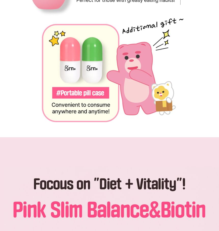 grn+ - Roze & Groene Slim Balance Set Bellygom Edition