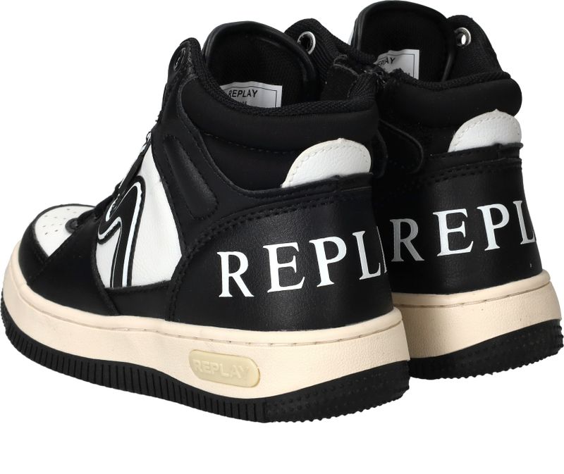 Replay Epic Jr MID 4 Sneakers Zwart Meisjes Jongens
