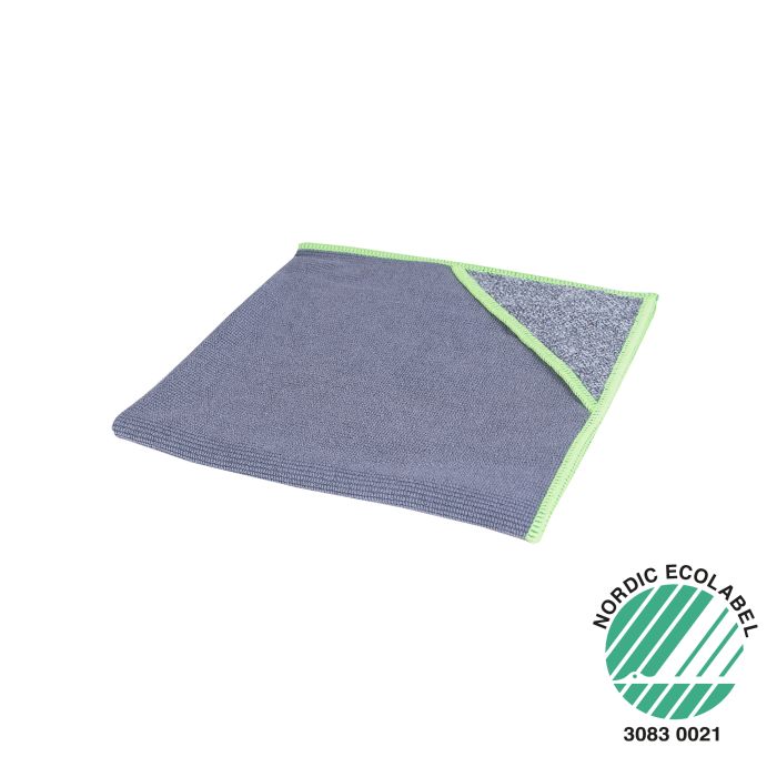 10st Wecoline Allure microvezel scrubdoek 40x40cm Groen 10 Stuks (4004188150836)