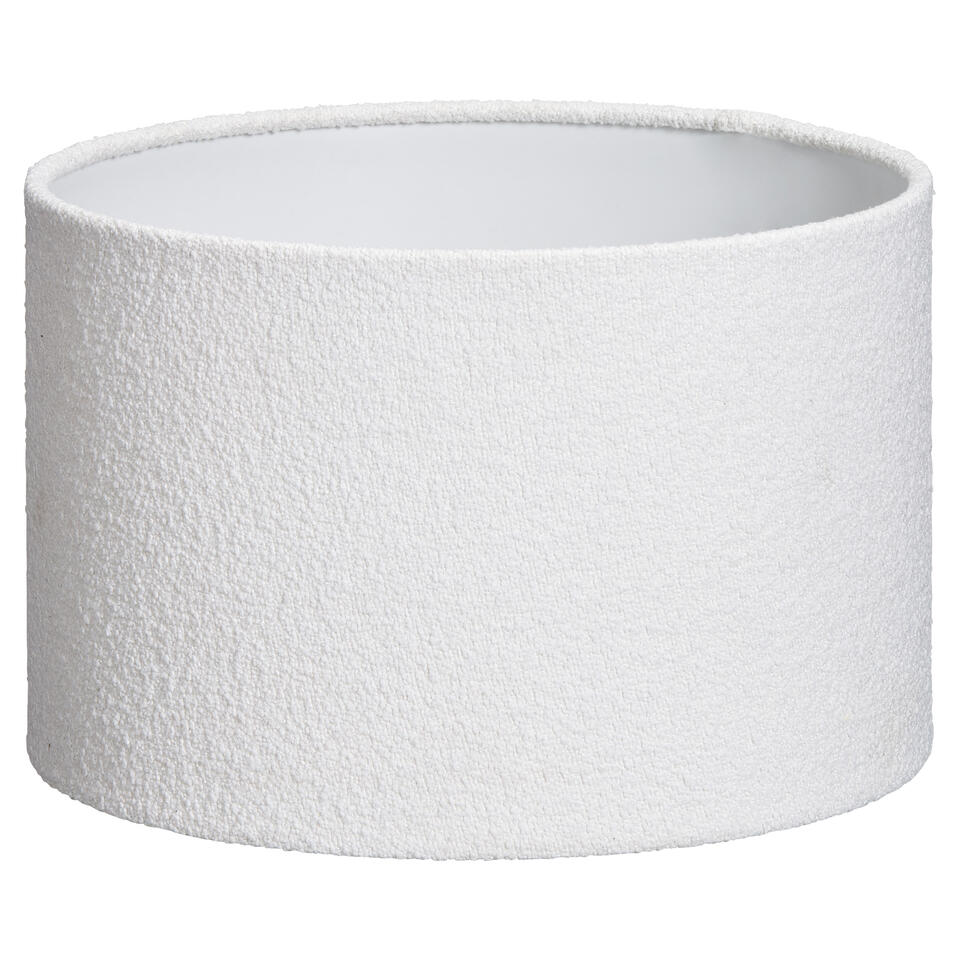 Lampenkap Boucle Wit ø 25 cm