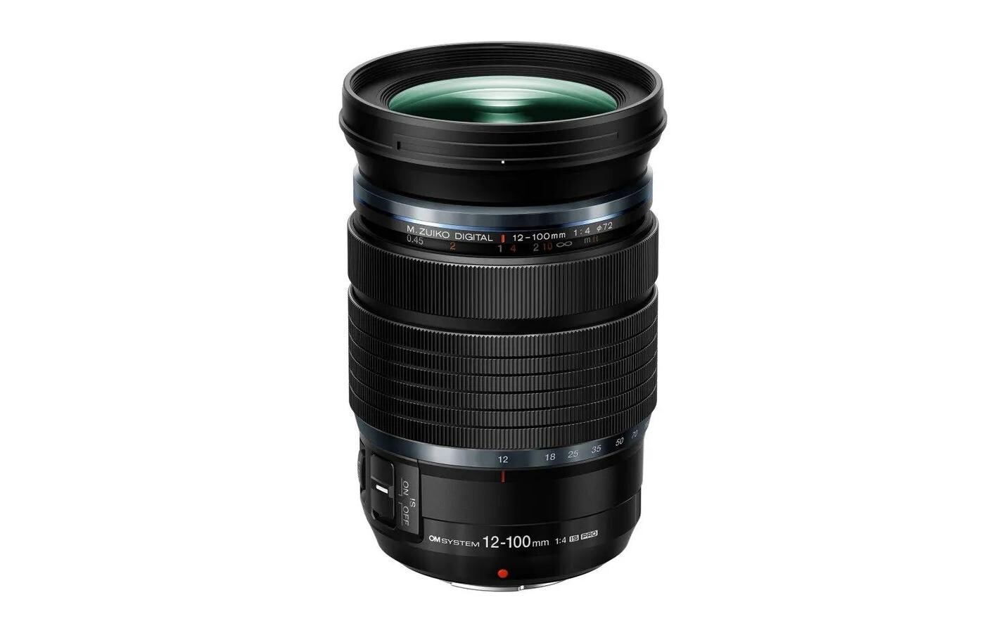 Zoomobjektiv m.Zuiko Pro 12-100 mm F/4.0 IS MFT<br>Professionelles Zoomobjektiv mit interner Bildstabilisierung