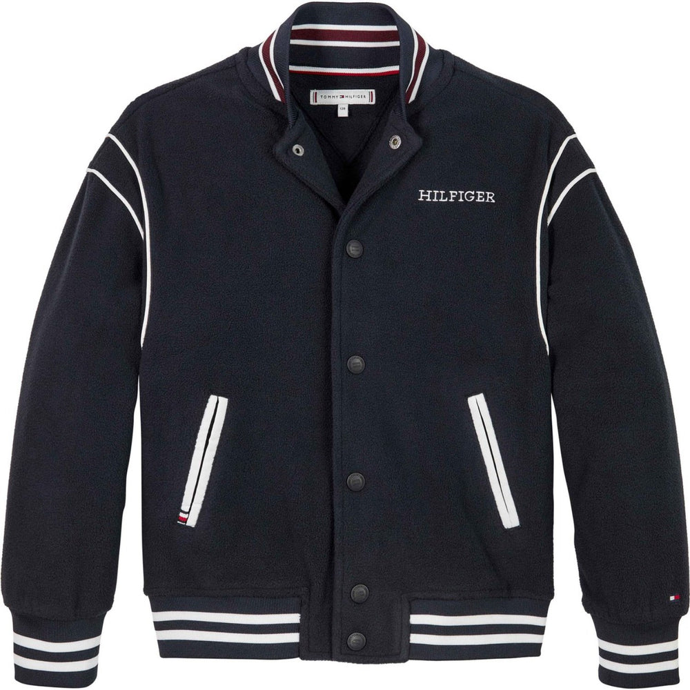 Køb Tommy Hilfiger Desert Sky Polar Fleece Bomber Jakke