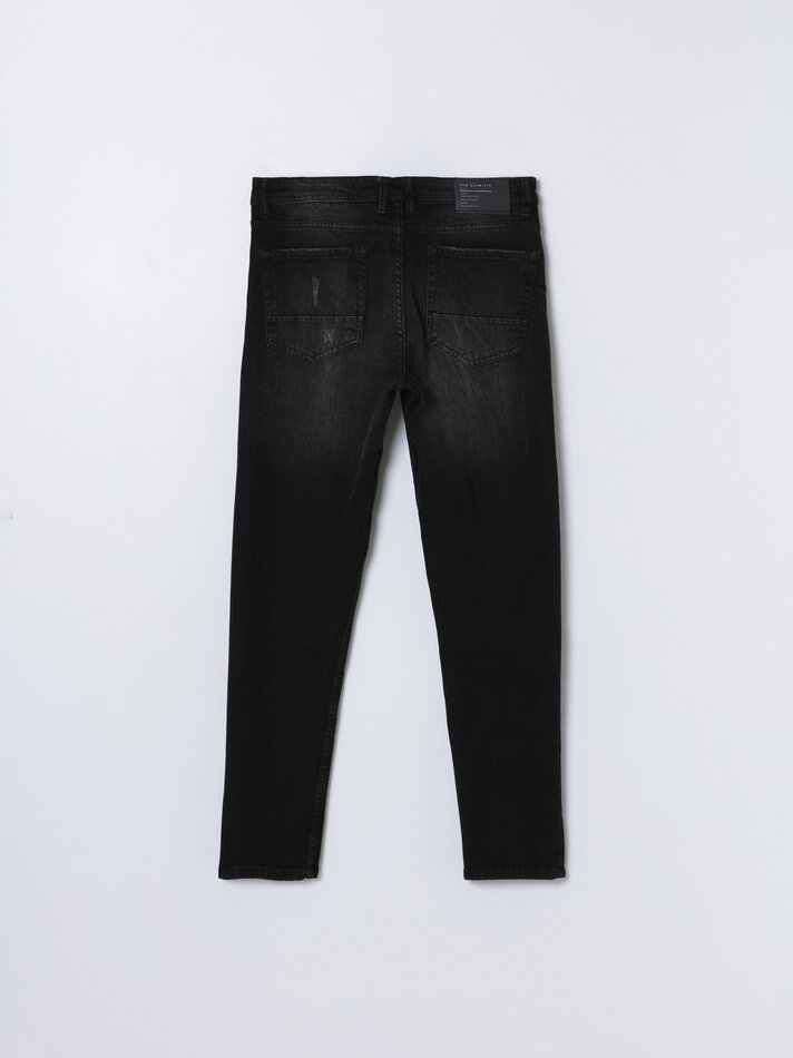 Calça jeans Slim Comfort - Preta