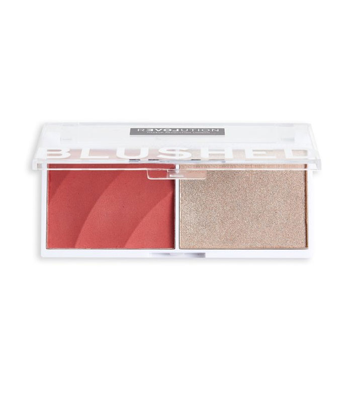 Revolution Relove - Duo de blush e realçador Colour Play Blushed - Cute