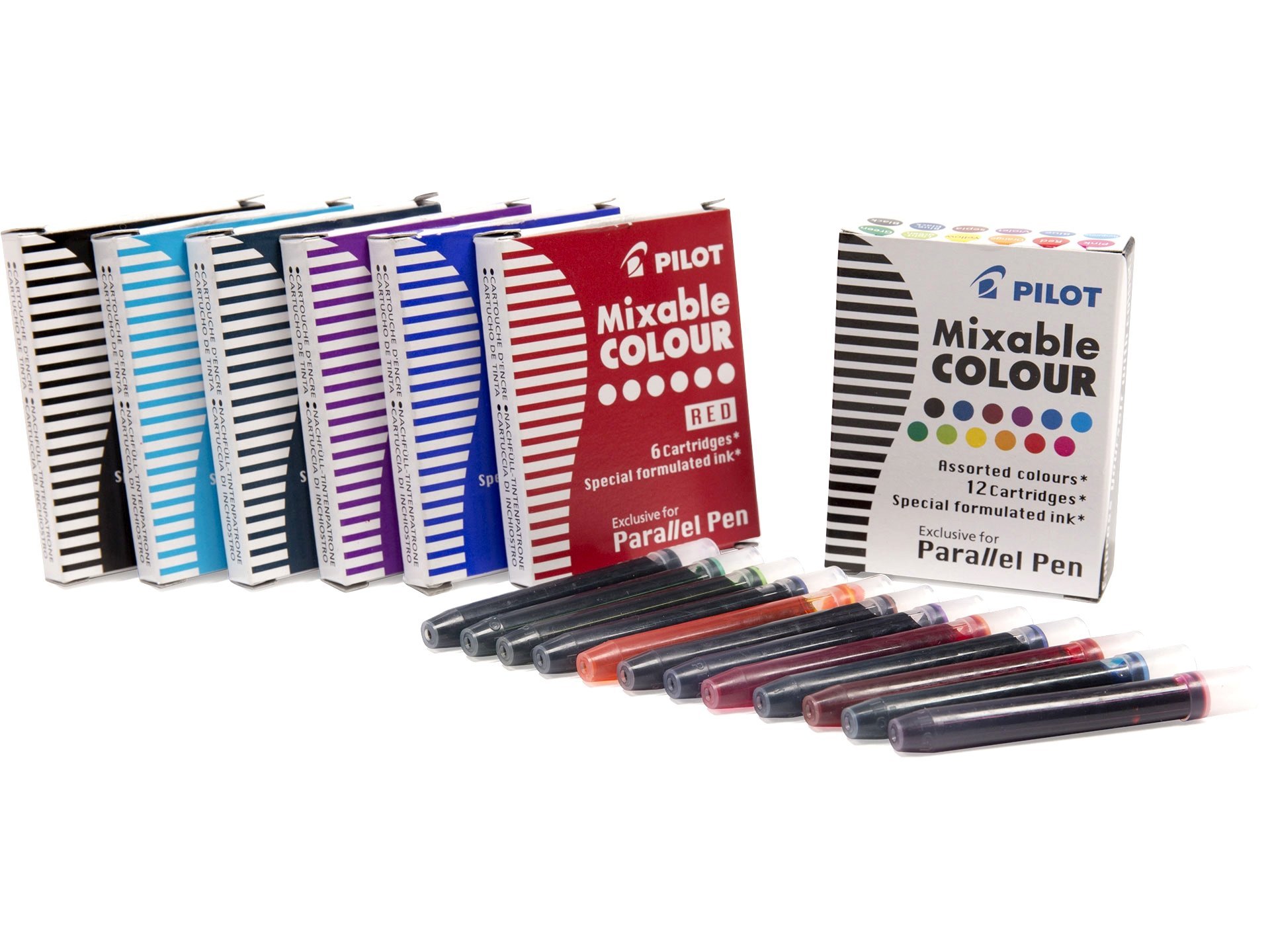 Pilot Parallel Pen Tintenpatrone Mixable Colour