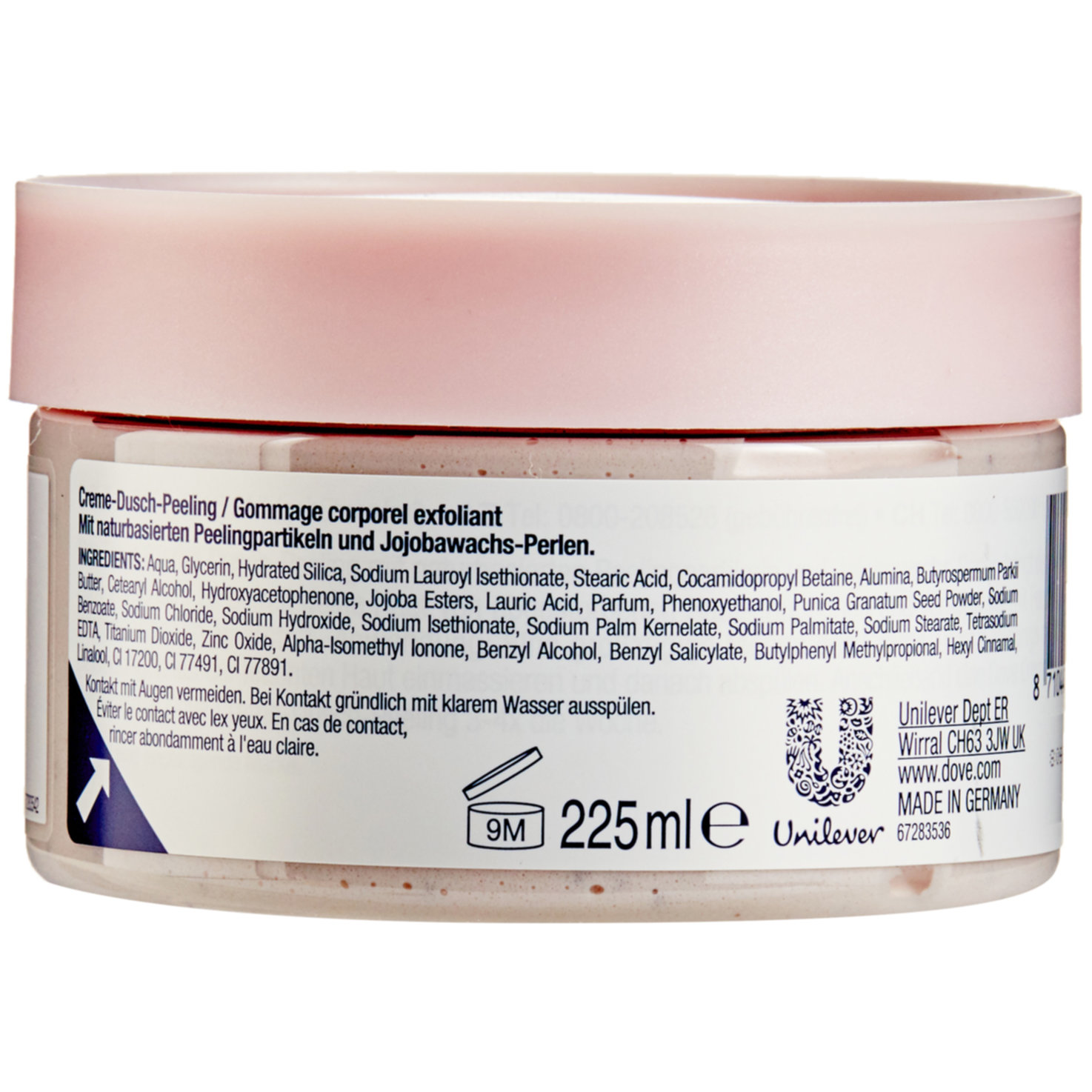 Dove Creme Dusch Peeling Granatapfel & Sheabutter