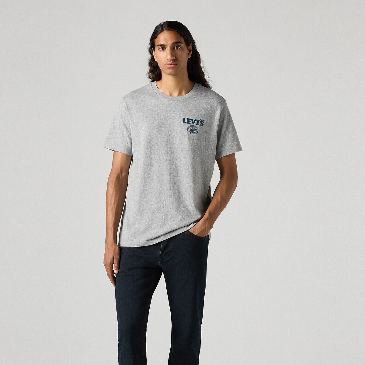 Camiseta Levi's com gola redonda estampada