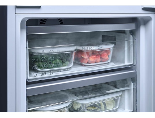 MIELE - Réfrigérateur congélateur encastrable KDN 7724 E, 260 litres, DuplexCool, Nofrost